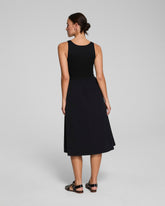 SPANXsmoothâ„¢ Jersey Scoop Neck Tank Midi Dress | Classic Black